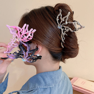 Phong Cách Hàn Quốc Kim Loại Lớn Bướm Tóc Cho Nữ Tính Khí Thanh Lịch Cá Mập Tóc Thời Trang Cô Gái Kẹp Tóc