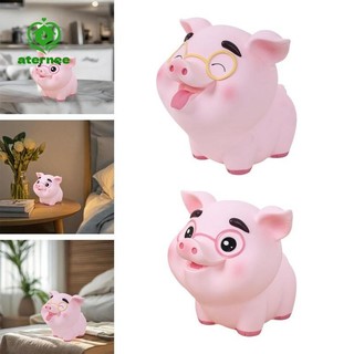 Aternee Lợn Tiền Ngân Hàng Lợn Tượng Heo Đất Trang Trí Nhỏ Chai Đựng Tiền Bình Tiết Kiệm Tiền Cho Lối Vào Để Bàn Sống Toom