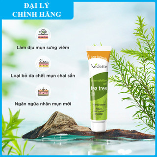 Gel ngừa mụn Vedette tinh dầu tràm trà 18g