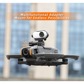 Dành Cho DJI Avata2 Gắn Phần Mở Rộng Phụ Kiện Đèn Tìm Kiếm Cho Insta360 GO3 Thể Thao Giá Đỡ Máy Ảnh Phụ Kiện