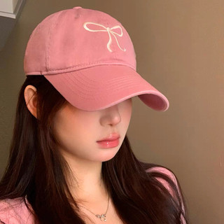 Cao Cấp Nơ Mũ Bóng Chày Nữ Xuân Hè Phong Cách Mới Ngọt Ngào Dễ Thương Chống Nắng Mũ Đạt Đỉnh Mũ