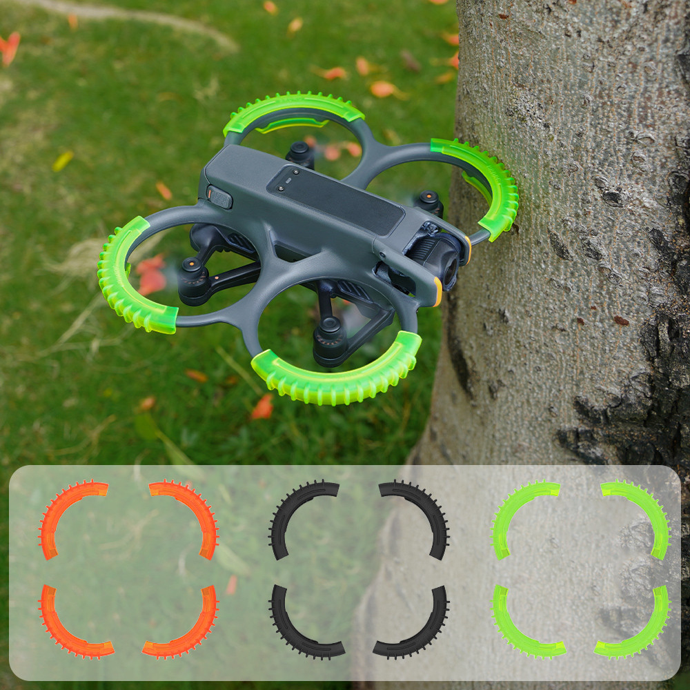 4 Vòng Ốp Lưng Cho DJI AVATA 2 Cánh Quạt Bảo Vệ AVATA 2 Ốp Lưng Vòng Bảo Vệ Chống Va Chạm Cho Phụ Ki