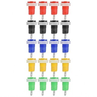 Treee Binding Post Insulated Safe 4 Set Banana Socket Brass for Speaker Testing