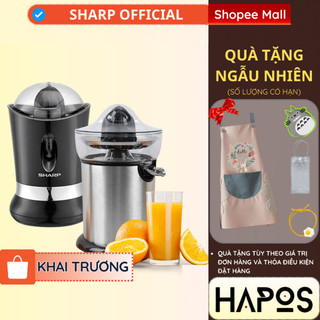 Máy vắt cam cao cấp Sharp Chính hãng đầu rót trực tiếp, công suất mạnh 130W vắt kiệt nước EJ-J130-ST - HAPOS