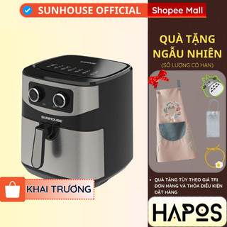 Nồi chiên không dầu 9L Sunhouse Chính hãng, Air Fryer SHD4035 1800W chống dính, an toàn - HAPOS SUNHOUSE