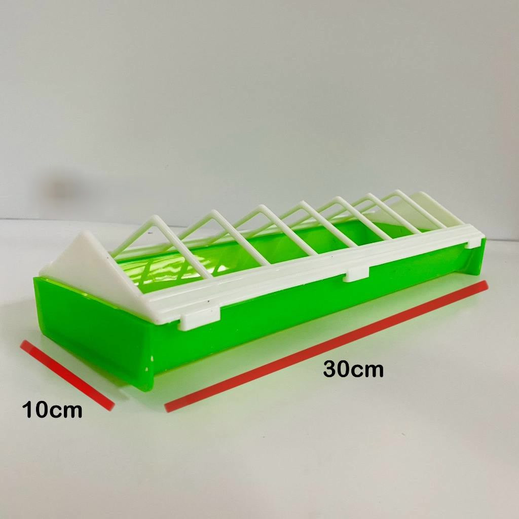 Máng tập ăn cho gà con loại chống bới, kích thước 10x30cm - Phụ kiện CHÍNH NGHĨA