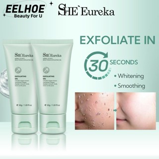  She Eureka Facial Body Scrub Chiết xuất thảo dược gel tẩy tế bào chết cho mặt Loại bỏ mụn đầu đen Giảm chăm sóc da chết 100g 