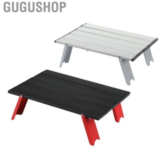 Gugushop Portable Camping Folding Table  Space Saving Small Stable Thickened Outdoor for Beach
