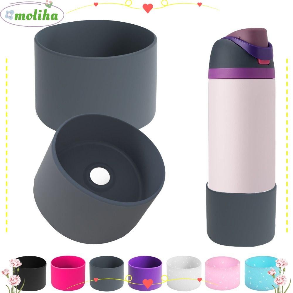 Vỏ bảo vệ cốc MOLIHA, Bình nước Boot Chai nước Nắp đáy cốc silicon Đệm bảo vệ, Phụ kiện chai nước ch