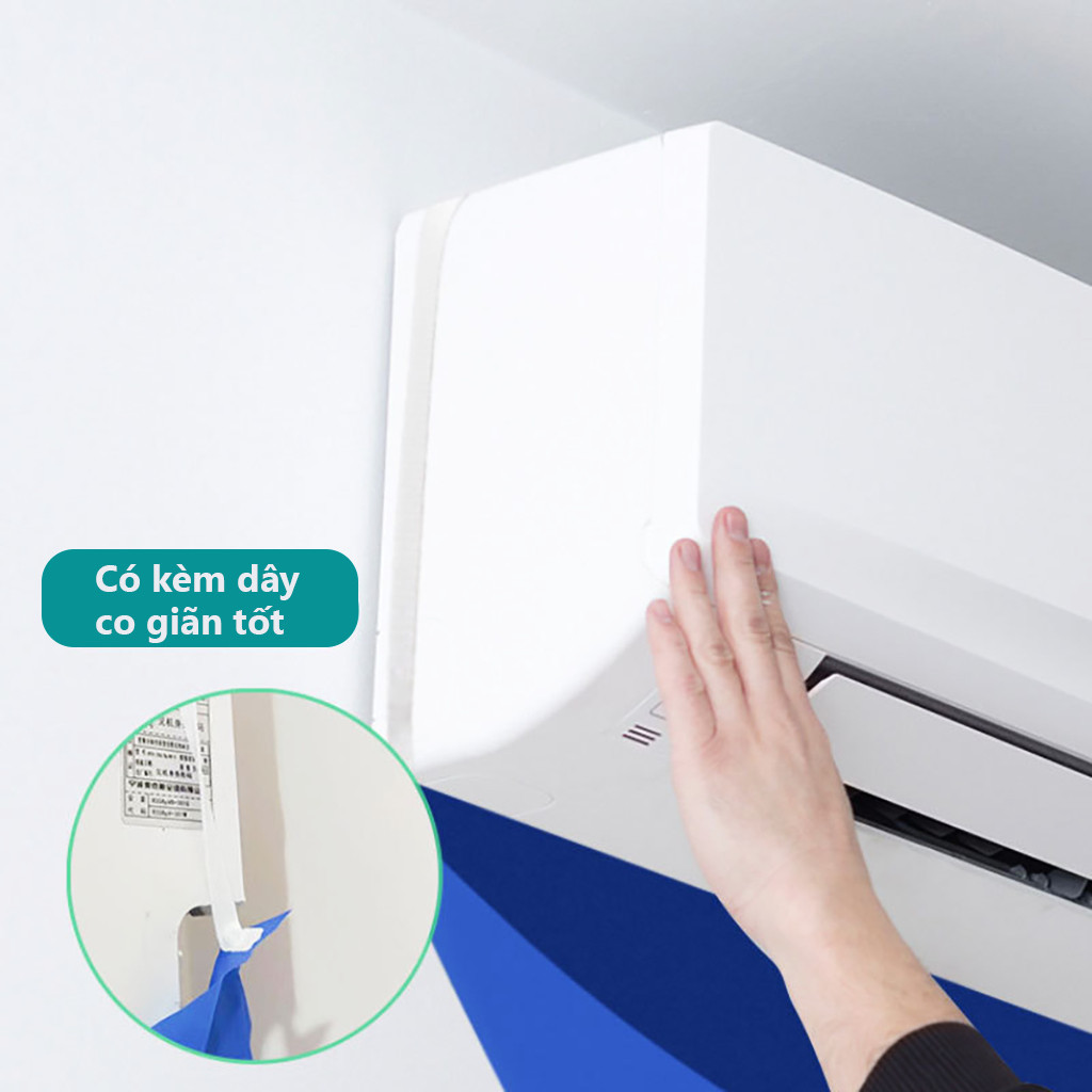 Bộ vệ sinh điều hoà có túi vệ sinh máy lạnh chống thấm, bình xịt chuyên dụng làm sạch bụi bẩn, nấm mốc EcoFresh