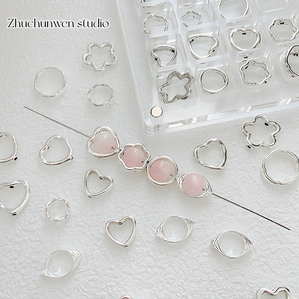 Tất cả các trận đấu Phụ kiện cơ bản Đính cườm Vòng cổ Vòng cổ giữ màu kim loại Cuộn dây hợp kim tự làm Chất liệu thủ công Phụ kiện DOVH