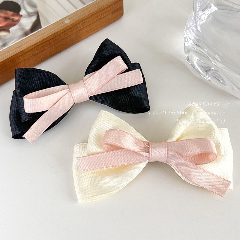 Nơ Kẹp Tóc Phong Cách Hàn Quốc Đôi Nơ Kẹp Tóc Nơ Dễ Thương Kẹp Tóc Nữ