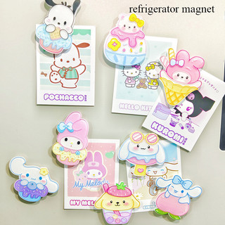 Hoạt hình dễ thương sanrio tủ lạnh miếng dán kuromi giai điệu tủ lạnh nam châm trang trí tủ lạnh nam châm dễ thương tủ lạnh nam châm