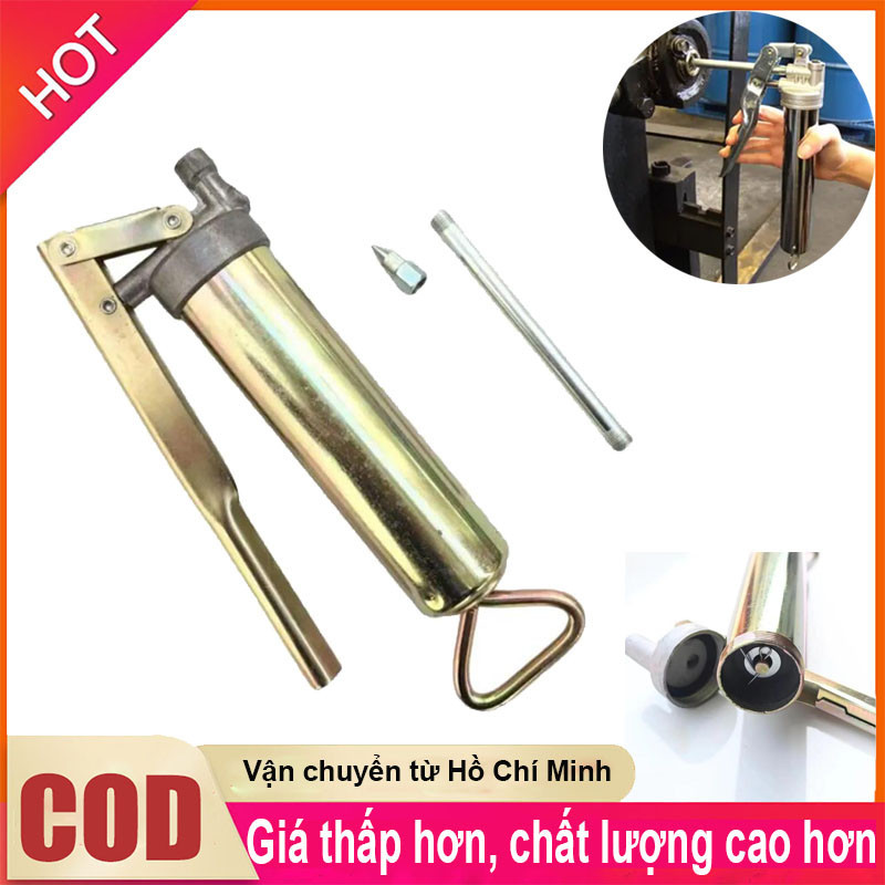 Áp suất cao Mini 200cc một tay Mini Butter Gun bôi trơn tay đòn bẩy tay đẩy tự động Butter Gun