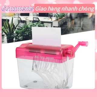 Gonaments Hủy Tài Liệu Mini Hoàn Toàn Trong Suốt Cho Văn Phòng Trường Học