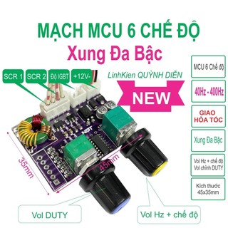 Mạch mcu 6 chế độ xung đa bậc mẫu new - linhkien hd