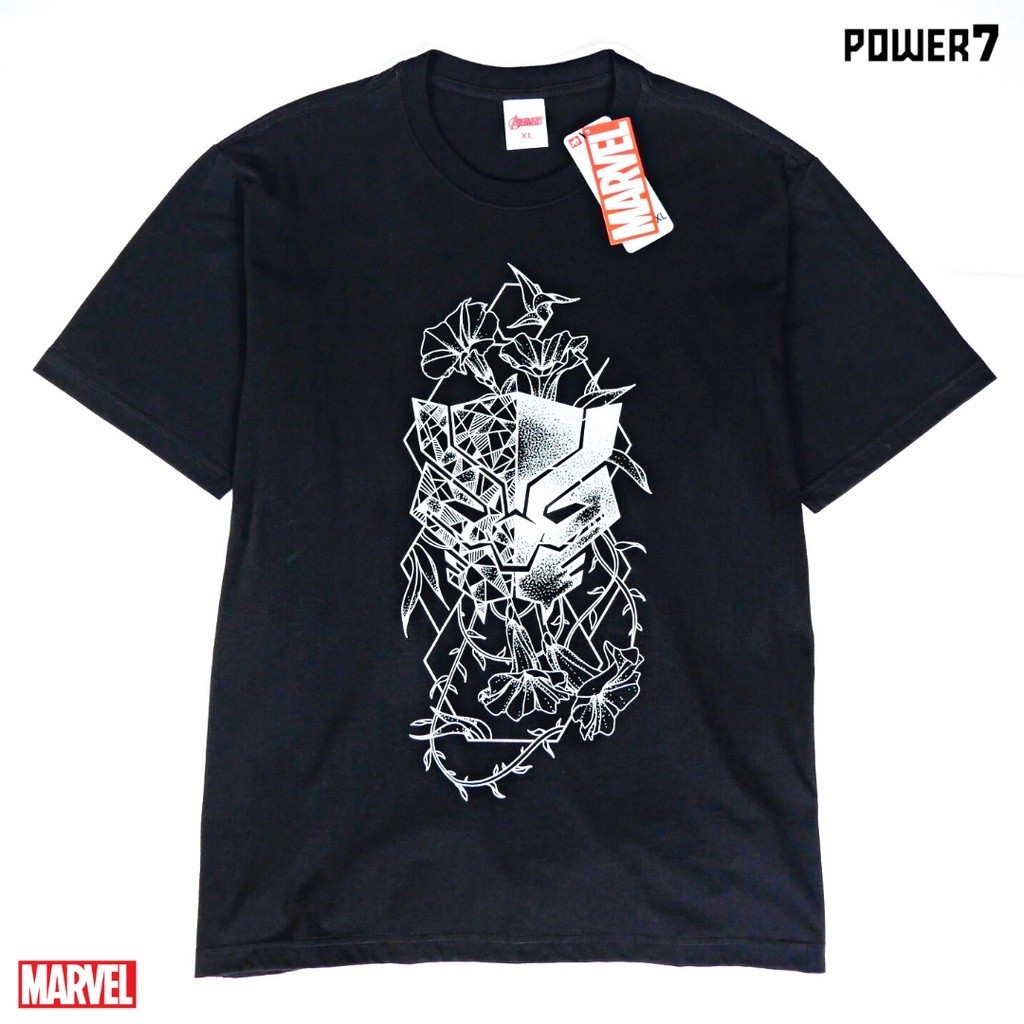 Power 7 Shop MARVEL Black Panther Hoạt Hình Áo Thun Authentic COMICS T-SHIRTS (MVX-182) S-5XL