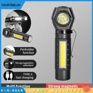Đèn lồng cắm trại led cob 5w / 1600mah dây đèn pha chống nước để chạy xe đạp