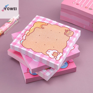 Yowei Brae Bunny Sticky Note Dễ Thương Note Pad Sinh Viên Notebook Note Pad Có Thể