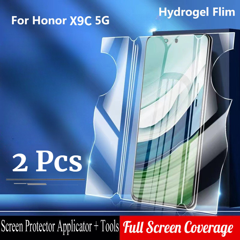 2 Chiếc Honor X9C 5G Mềm Hydrogel Bảo Vệ Màn Hình Cho Honor X9C X9B 200 Pro 4G 5G