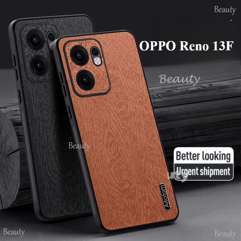 Ốp Điện Thoại Cho Oppo Reno 13F Sang Trọng Hạt Cây Da Mềm Cho Reno 13 F 13F 13Pro Reno13 F Reno13Pro