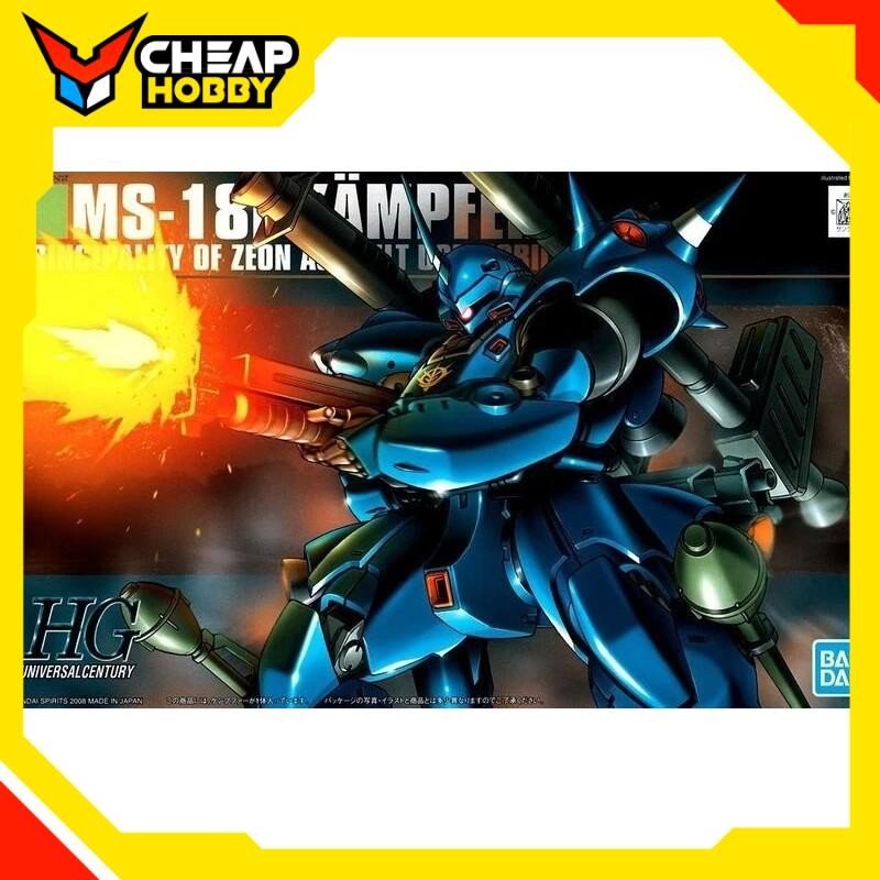 Mô Hình Lắp Ráp HG UC 1/144 MS-18E Kampfer của Bandai Nhật bản