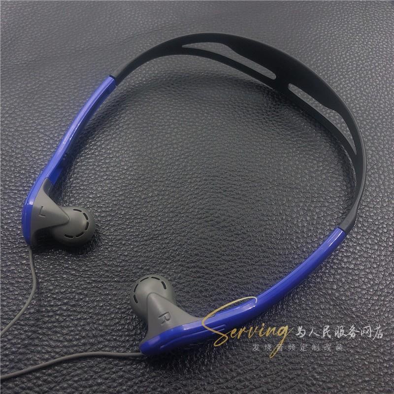 FGFH Cổ Điển Retro Hoài Cổ Ami Khaji Nhật Bản AIWA AIWA Thể Thao Gắn Đầu Sốt Giọng Hát Tai Nghe Cũ