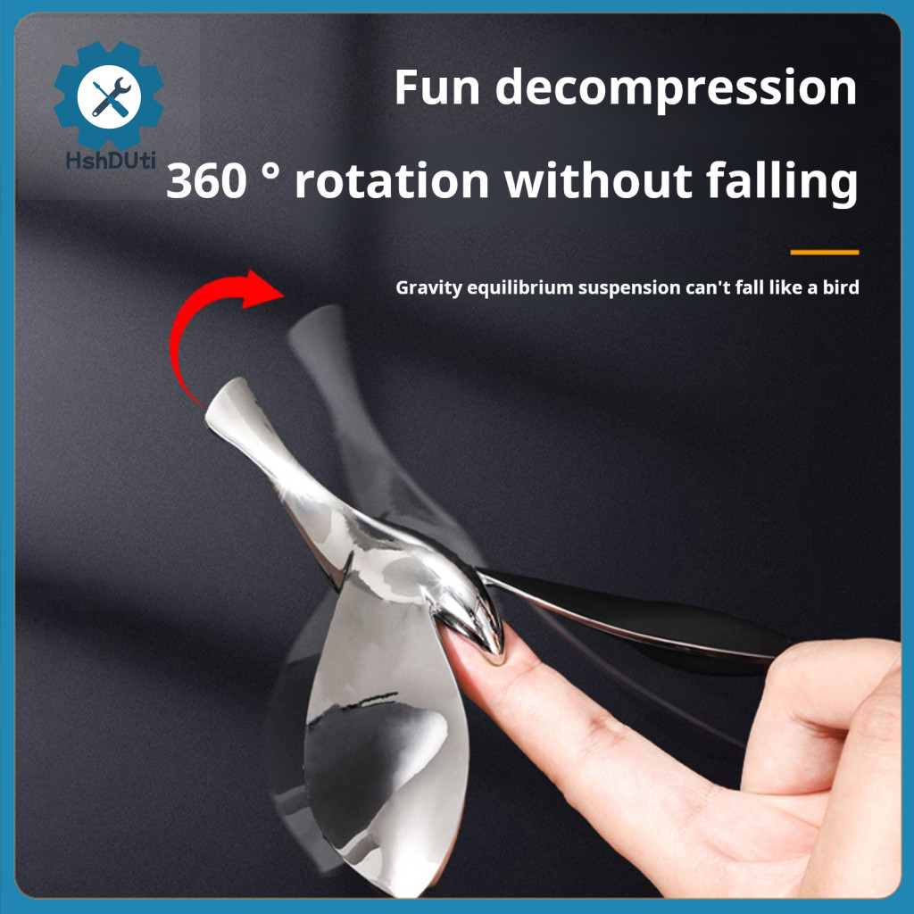 Dụng cụ mở nắp chai xoay HshDUti Dụng cụ mở bia chim bay Cân bằng độc đáo Dụng cụ mở chai chim có đế