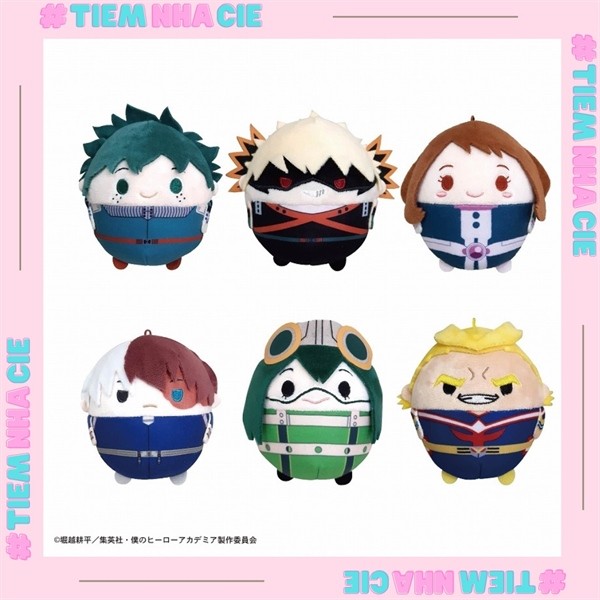 [Tiệm nhà Cie] [SẴN] GẤU FUWA NHÂN PHẨM MY HERO ACADEMIA HỌC VIỆN SIÊU ANH HÙNG