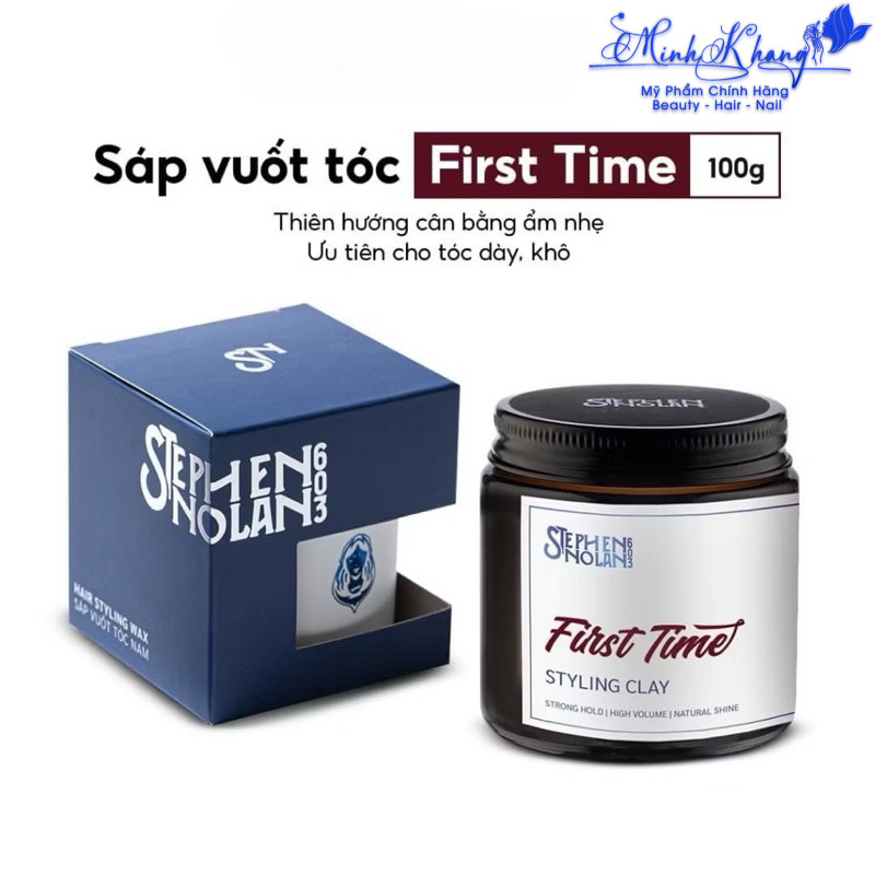 Sáp vuốt tóc nam FIRST TIME Styling Clay | STEPHEN NOLAN 603 - MK 2025