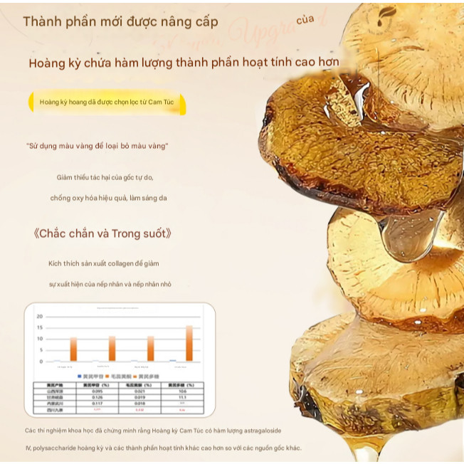 Kem xóa nhăn Hoàng Kỳ Nhân Sâm OSIYUN 50g - Kem dưỡng Hoàng Kỳ dưỡng ẩm, mờ nhăn, căng da, trẻ hóa níu kéo tuổi xuân