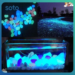 ♫ bộ 10 viên đá phát sáng nhân tạo trang trí bể cá