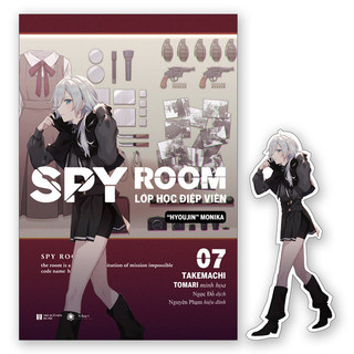 Sách spy room - lớp học điệp viên - tập 7: hyoujin monika - tặng kèm bookmark