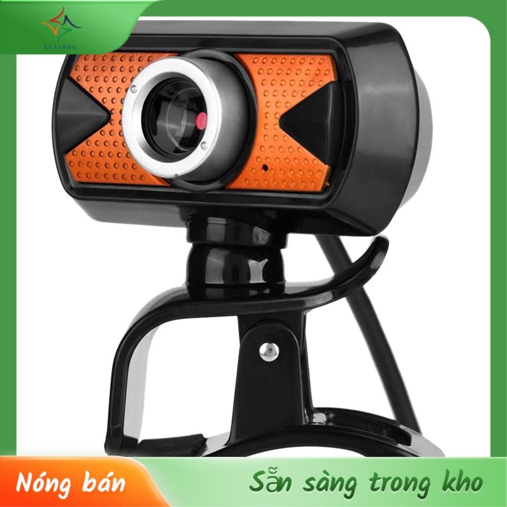 [Luxiang.vn] Webcam HD USB 2.0 Web Camera Có Micro PC Web Camera Cho Máy Tính Laptop Máy Tính Để Bàn Ghi Âm Gọi Video