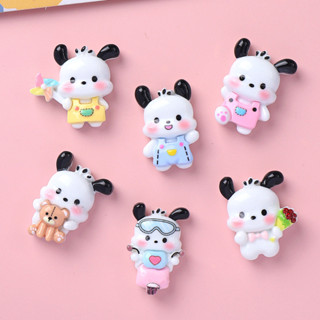 [3 @] Phim Hoạt Hình Sáng Bóng Happy Puppy diy Nhựa Phụ Kiện Trang Sức Handmade Kẹp Tóc Vỏ Điện Thoại Cốc Nước Mũ Đội Đầu Lỗ Giày Phụ Kiện Khóa Giày ML