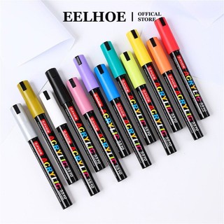 EELHOE DIY Art Supplies Markers 15 * 1.7cm Graffiti Markers Highlighters 36 màu Acrylic Markers Art Marker Pen Marker Pens Painting Supplies Marker Office Etc. miiki_vn