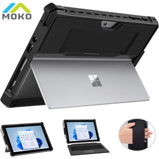 Ốp lưng MoKo Fit Microsoft Surface Go 4 / Surface Go 3 / Surface Go 2 / Surface Go Case, Vỏ bảo vệ tất cả trong một có dây đeo tay đựng bút, Tương thích với bàn phím loại