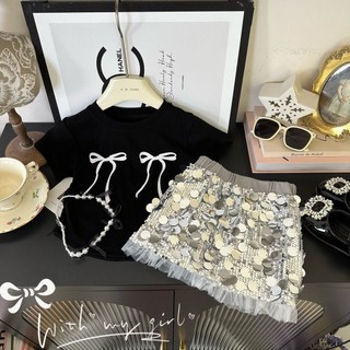 Váy Sequin thời trang bé gái 2024