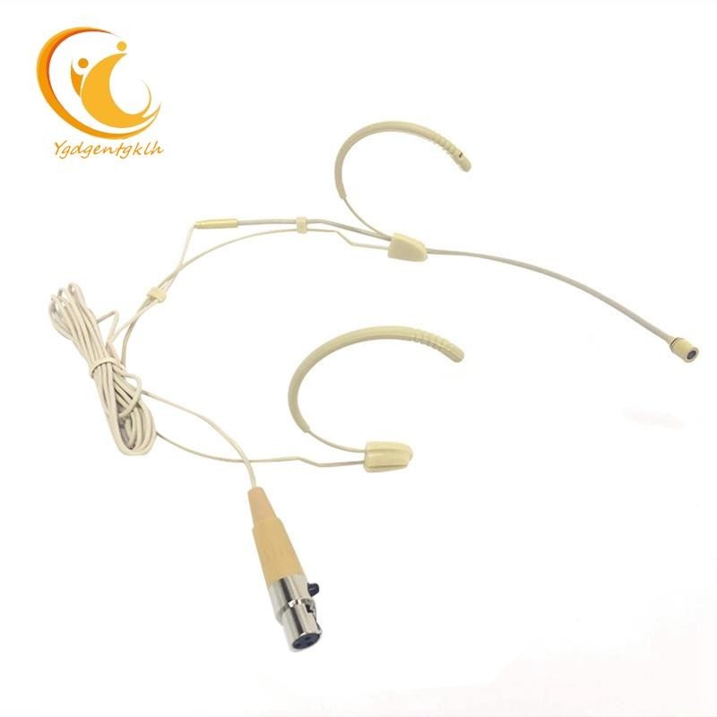 Earhook Micro Khuếch Đại Tai Nghe Có Dây 3 Pin Tai Nghe Mini Loa Cho Điện Thoại Di Động &amp; Máy Tính, Mic Điện Dung Xlr Bền Dễ Sử Dụng