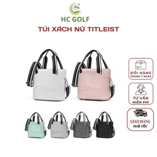 Túi Golf Pouch Bag Titleist Dành Cho Nữ Hàng Nhập Khẩu Cao Cấp Da Trơn Nhiều Màu - HC GOLF