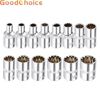 Socket wrench hand tool socket bit 12 point han tool torx bit 1/4\" square drive