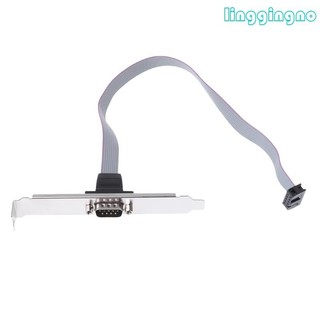 Rr pc bo mạch chủ cổng com nối tiếp 9pin db9 rs232 ruy băng cáp kết nối chân đế