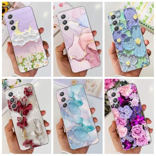 Dành Cho Samsung Galaxy C55 M55 5G Ốp điện thoại 2024 Hoa Phổ Biến Đá Cẩm Thạch Silicon Trong Suốt Mềm TPU Ốp điện thoại Cho Samsung C55 SM-C5560 Vỏ