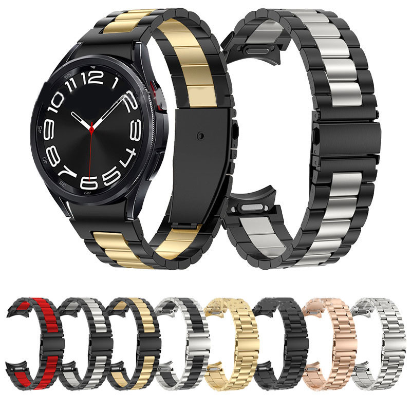 Diver Dây đeo đồng hồ bằng thép không gỉ cho Samsung Galaxy Watch 6 5 4 40mm 44mm 45mm 42mm 46mm Dây