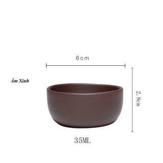 Chén Tử Sa Nghi Hưng 35 ml