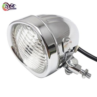 Đèn pha tái trang bị xe máy Dovewill - Đèn pha xe máy tròn cổ điển cho xe tay ga