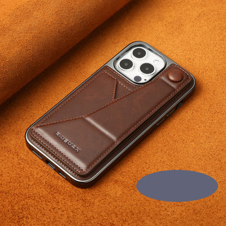 Sang Trọng Mạ Khe Cắm Thẻ Đứng Kinh Doanh Da Điện Thoại Cho iPhone 15 14 13 12 Promax 14 15 Plus Bảo Vệ Camera Chống Sốc Mặt Sau Phụ Kiện