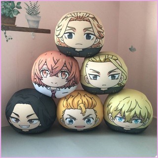 Anime Tokyo Revengers Gối Bóng Dễ Thương Sang Trọng Đồ Chơi Búp Bê Nhồi Bông Mikey Draken Đệm Trang Trí Nhà Quà Tặng Giáng Sinh