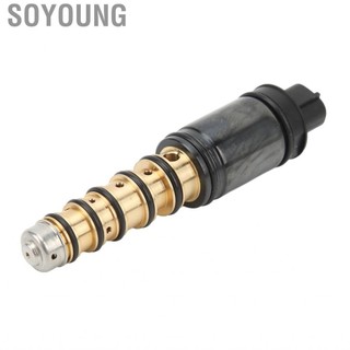 Soyoung AC Compressor Control Valve Replacement Sturdy Metal Stable Electronic for Vehicle