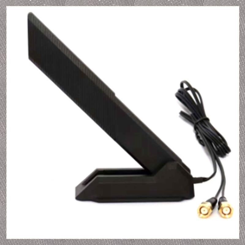 [U L Z R] 1 Ăng Ten WiFi 6E 2T2R 2.4G / 5G / 6G Đen Cho Bo Mạch Chủ B660 H670 M13H Z690